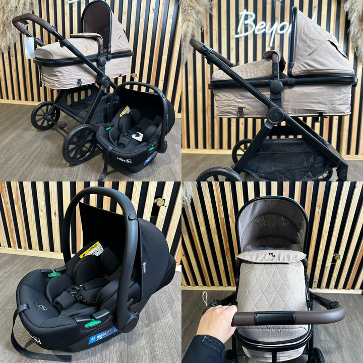 EX DISPLAY My Babiie MB220 3in1 Travel System - Mink