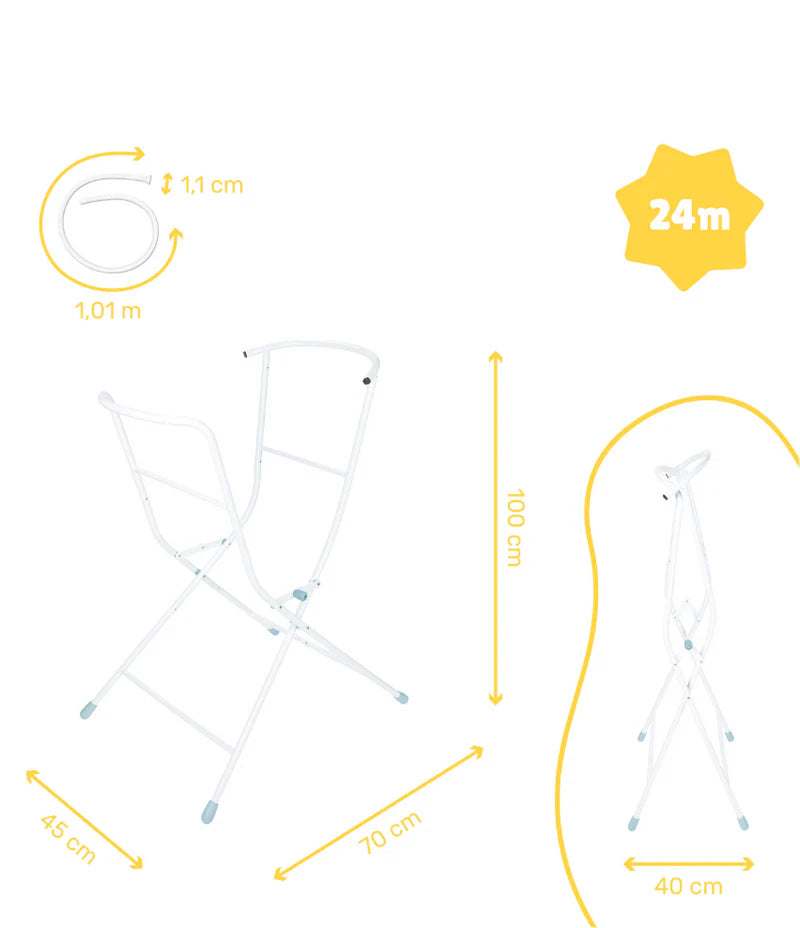 Badabulle Bath Stand and Drain Pipe for Baby Whale Bath