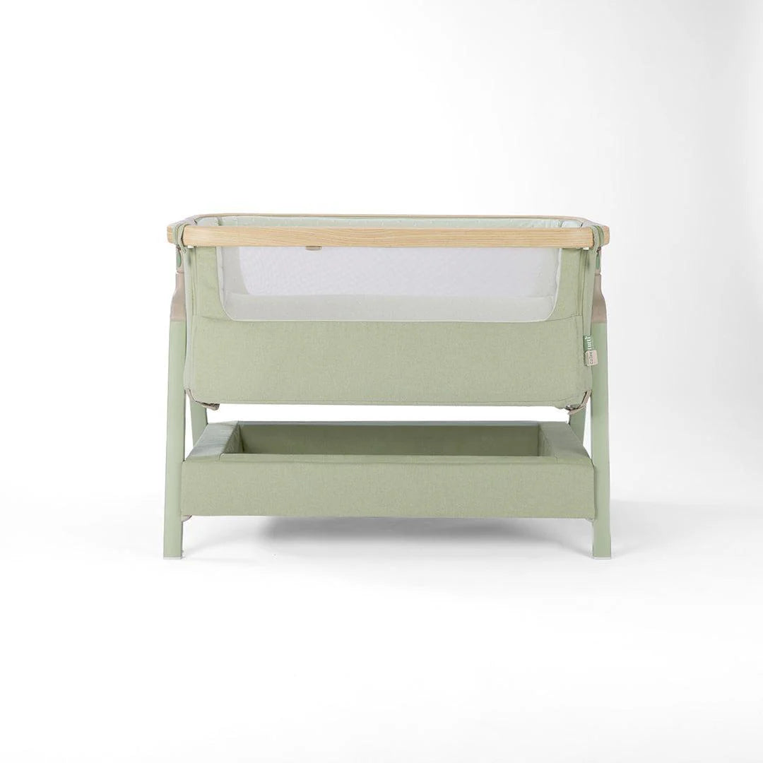 Tutti Bambini Cozee Air 2 Bedside Crib - Drifted Oak/Eucalyptus