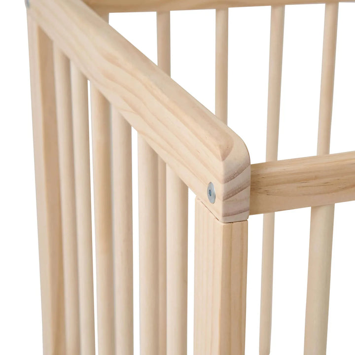 East Coast Space Saver Cot with Mattress Bundle - Natural