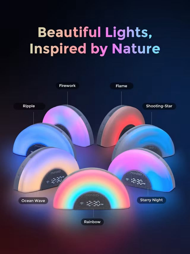 Momcozy DreamSync Rainbow White Noise Machine