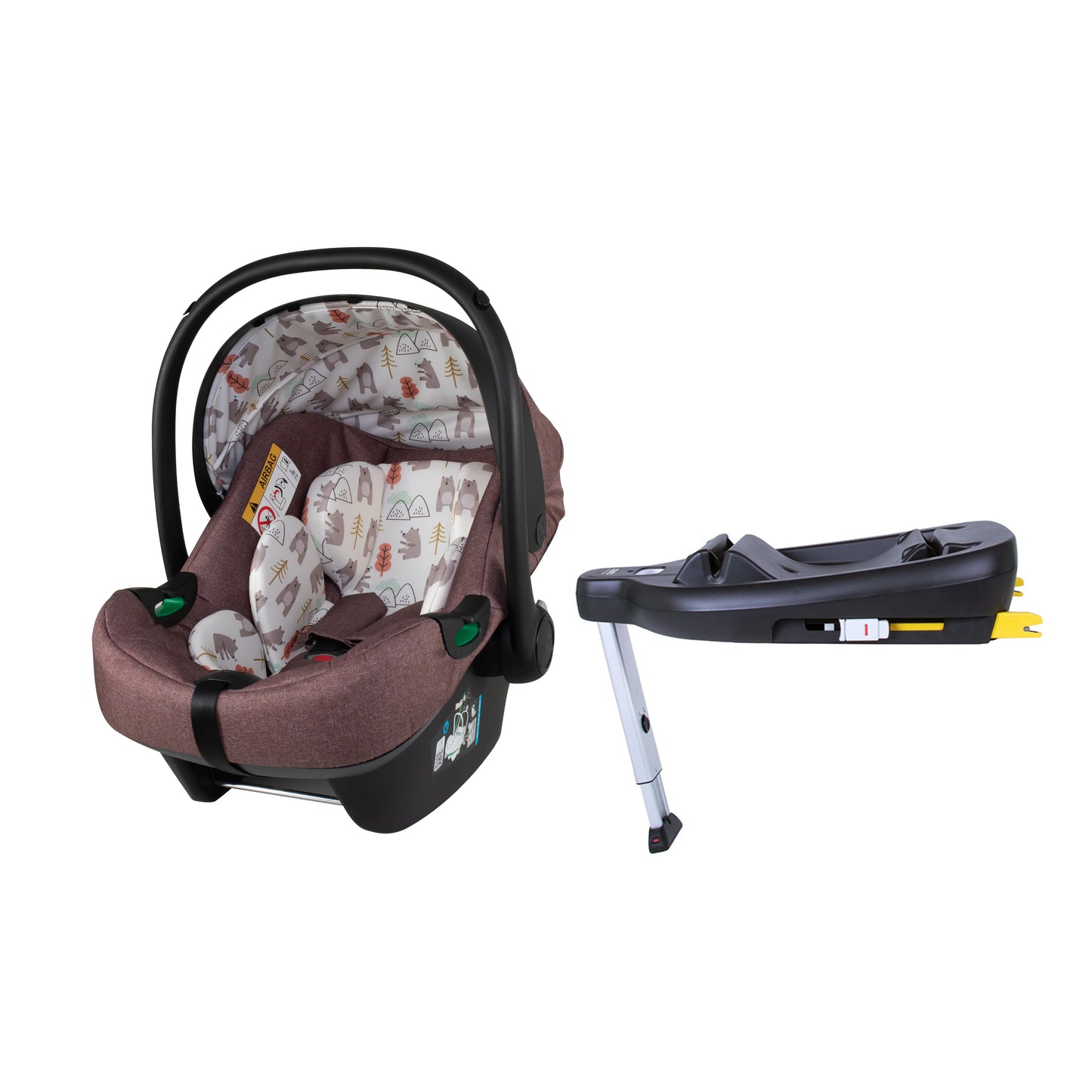 Cosatto Tote i-Size Car Seat and Base Bundle - Bear Hug