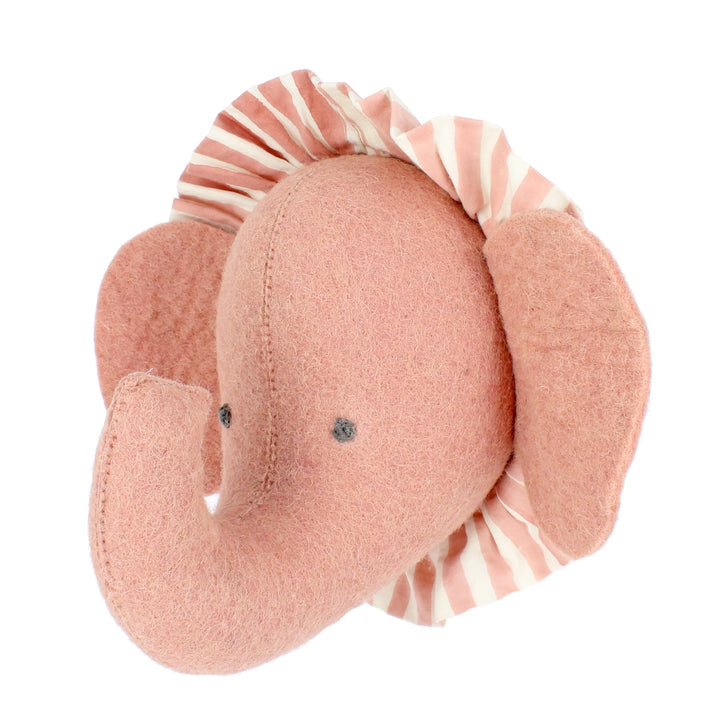 Fiona Walker Elephant with Vintage Ruff Head Mini - Pink