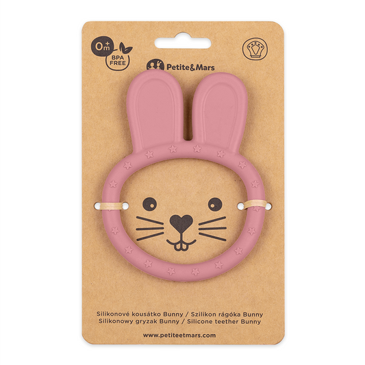 PETITE&MARS Silicone teether Bunny 0m+