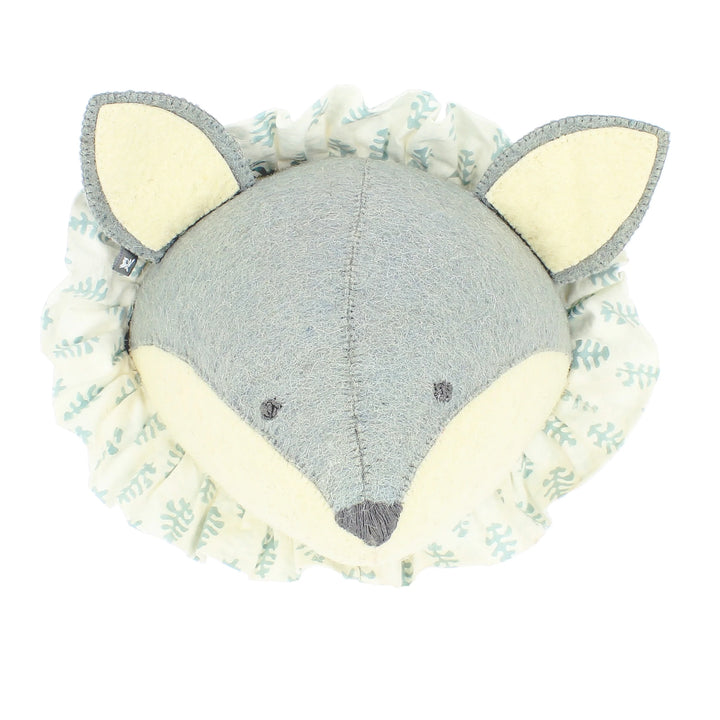 Fiona Walker Baby Fox with Vintage Ruff Head Mini - Blue