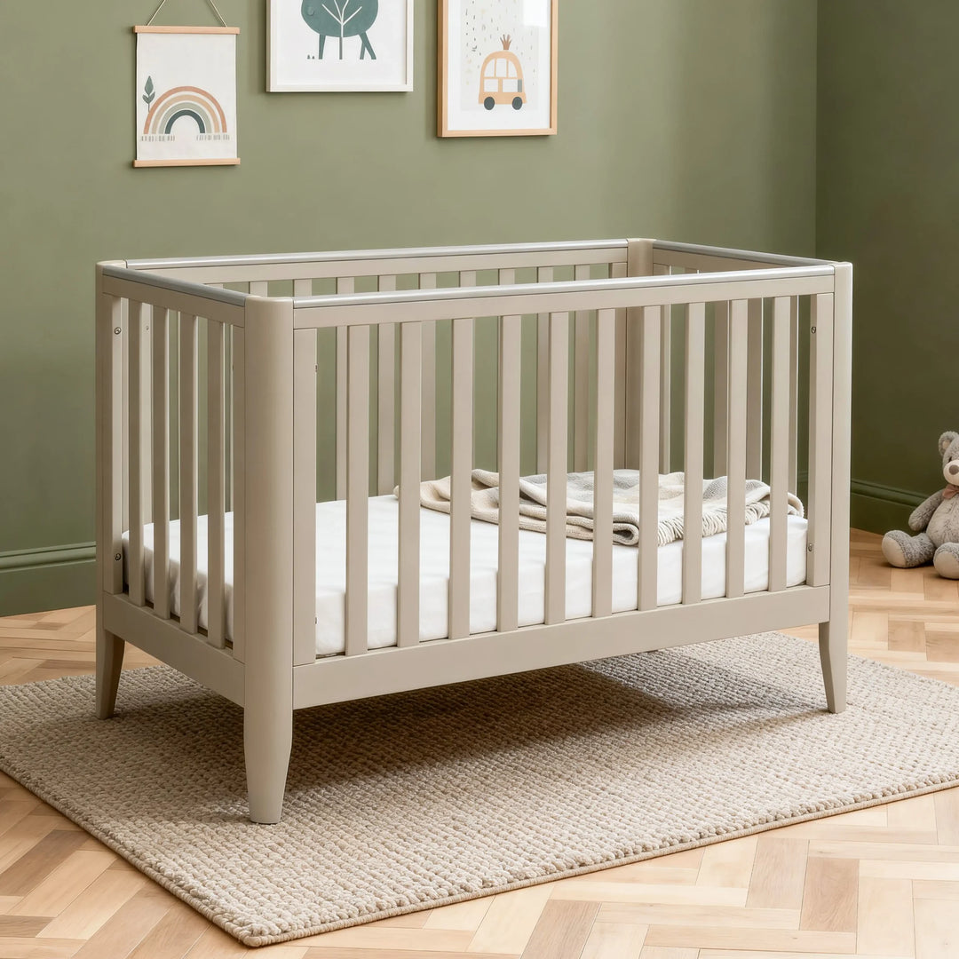 Babymore Iris Cot Bed – Cashmere