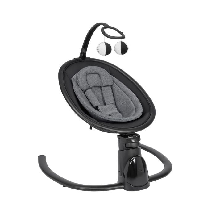 Graco Sway ‘n Grow 3in1 Silent Bluetooth Swing - Midnight