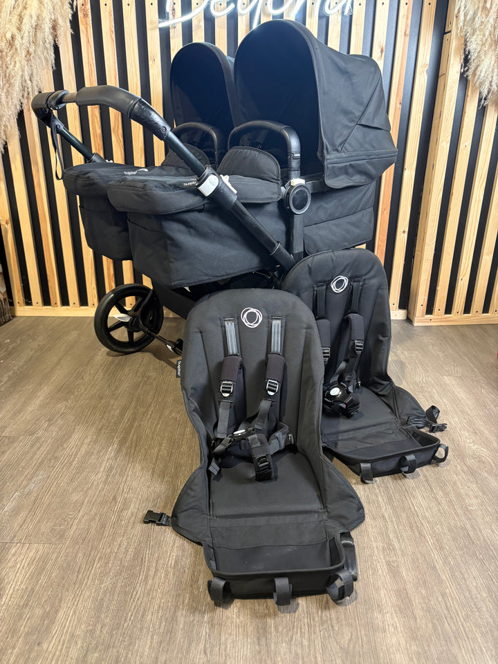 PRE LOVED Bugaboo Donkey5 Twin Bundle - Midnight Black