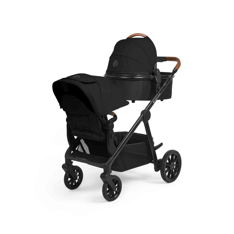 Ickle Bubba Virgo Growing Family 14 Piece Including Nimbus Car Seat + Base Travel System Bundle - Black