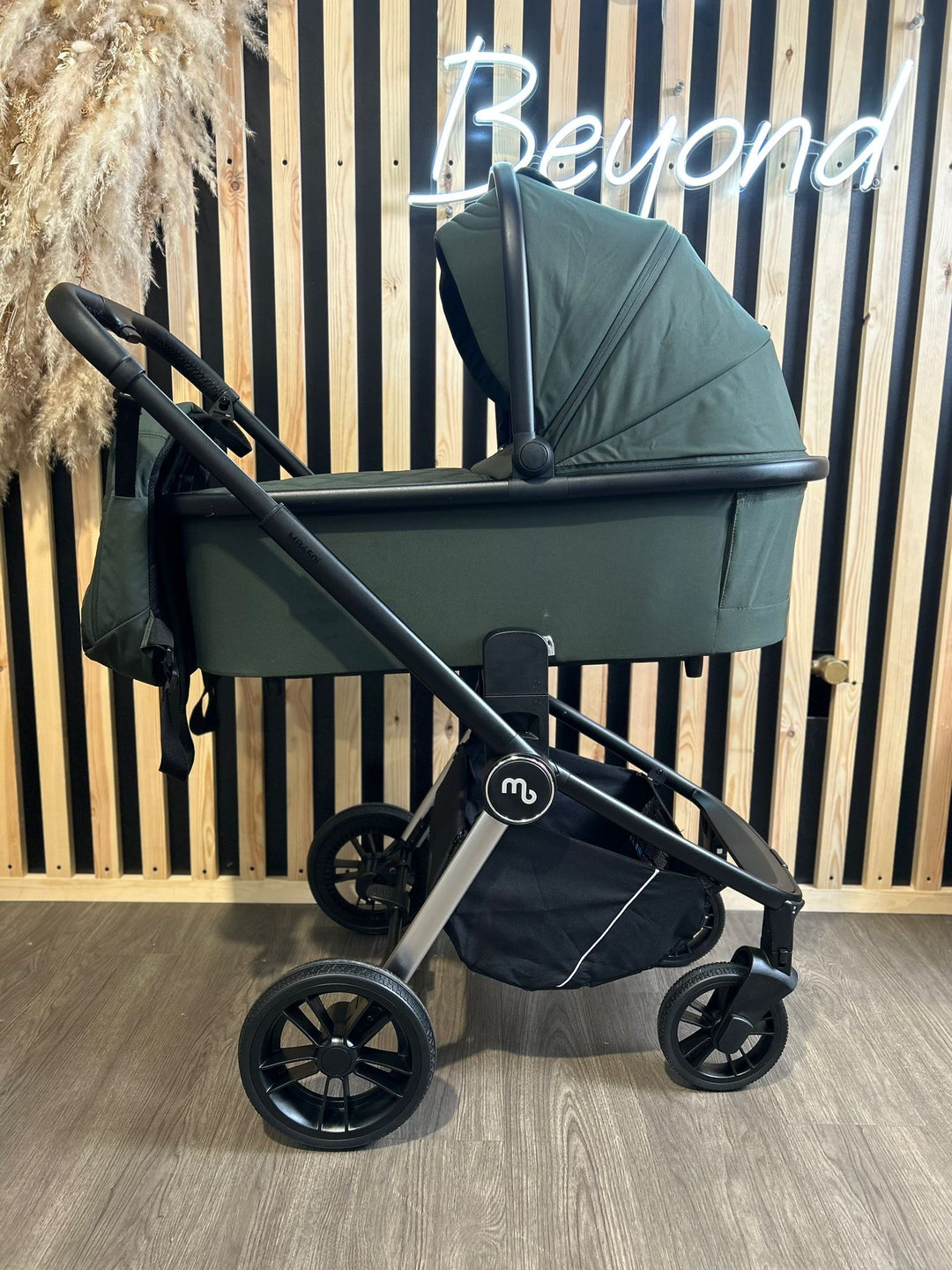 PRE LOVED My Babiie MB450 Travel System - Forest Green