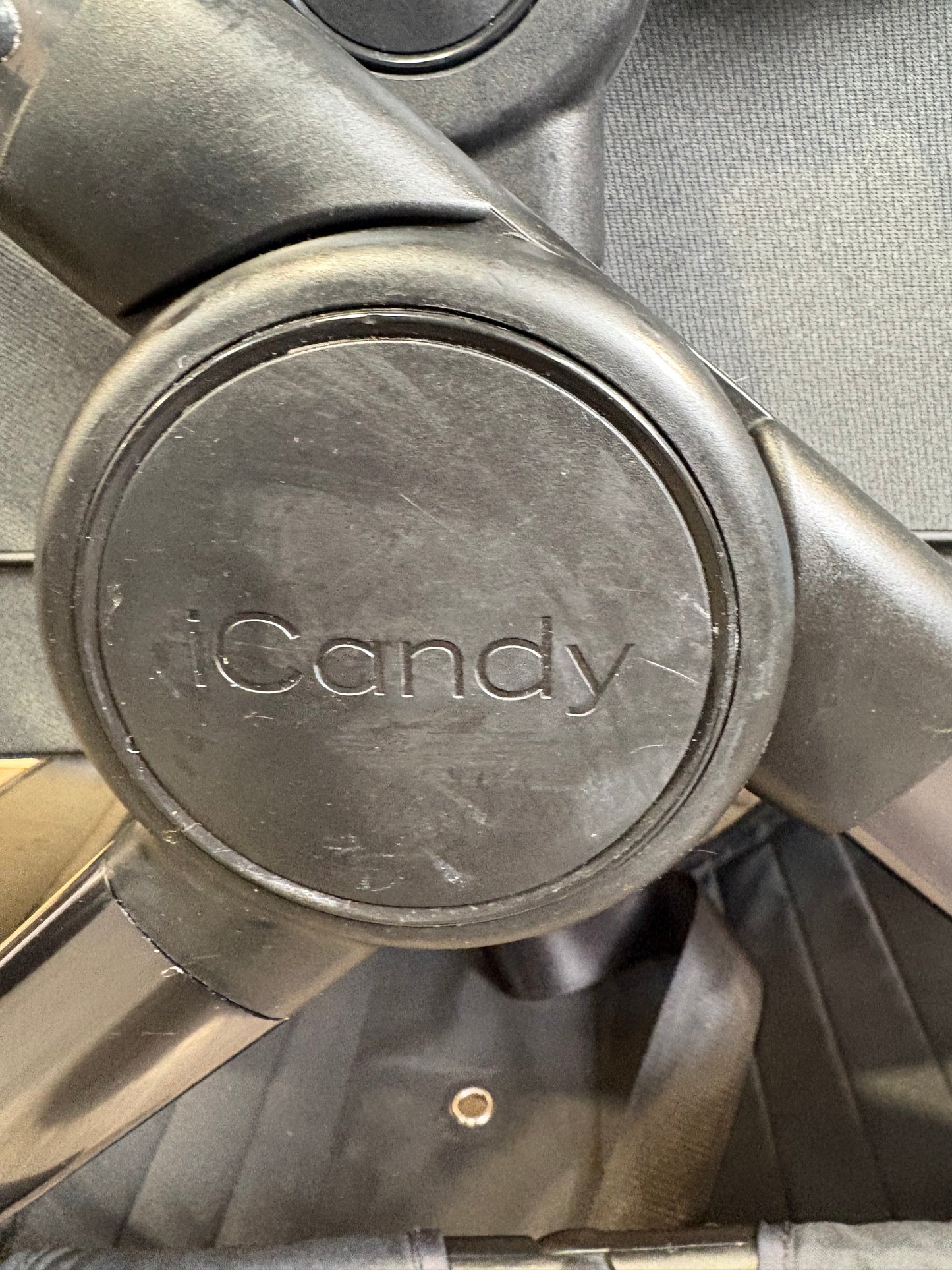 PRE LOVED iCandy Peach 7 Pram, Pushchair + Accessories - Phantom/Truffle