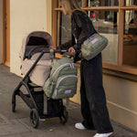 Avery Row Pram Organiser Bag - Olive Green