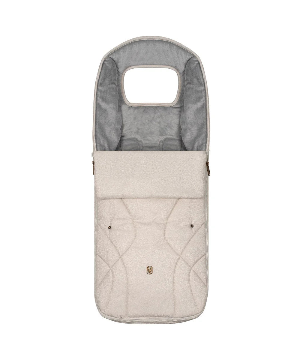 Venicci Upline2 Pushchair, Carrycot + Accessories Travel System Bundle - Stone Beige