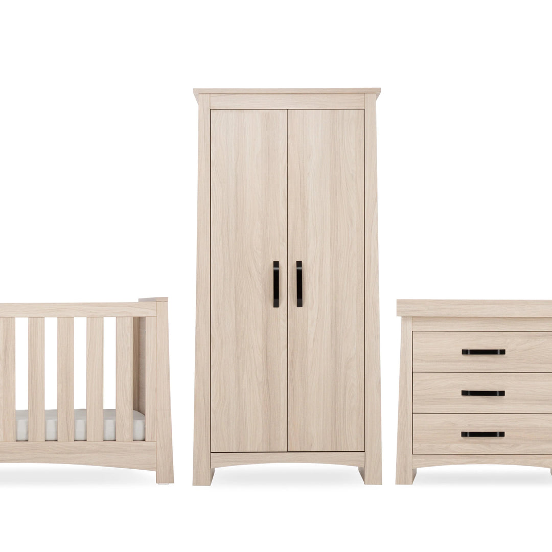 Cuddleco Isla 3 Piece Nursery Furniture Set - Ash