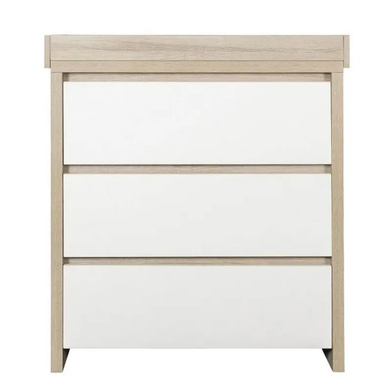Tutti Bambini Modena Chest Changer - White and Oak COLLECTION ONLY