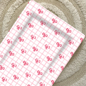 Bobbin & Bumble Standard Changing Mat - Pink Bows