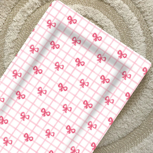 Bobbin & Bumble Standard Changing Mat - Pink Bows