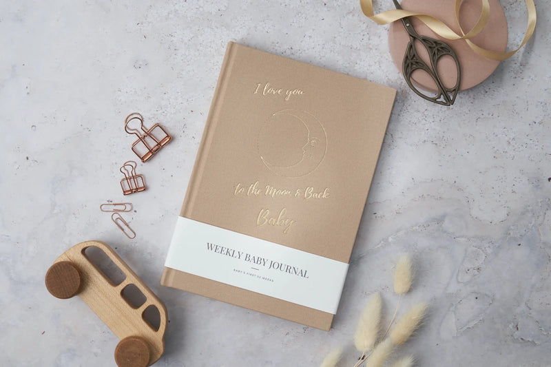 Love You to the Moon and Back Baby Book - Sand