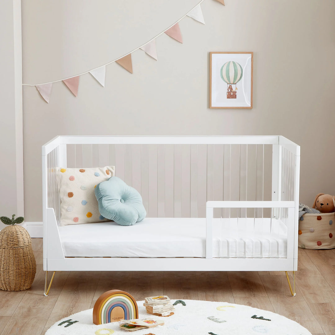 Babymore Kimi XL Acrylic Cot Bed