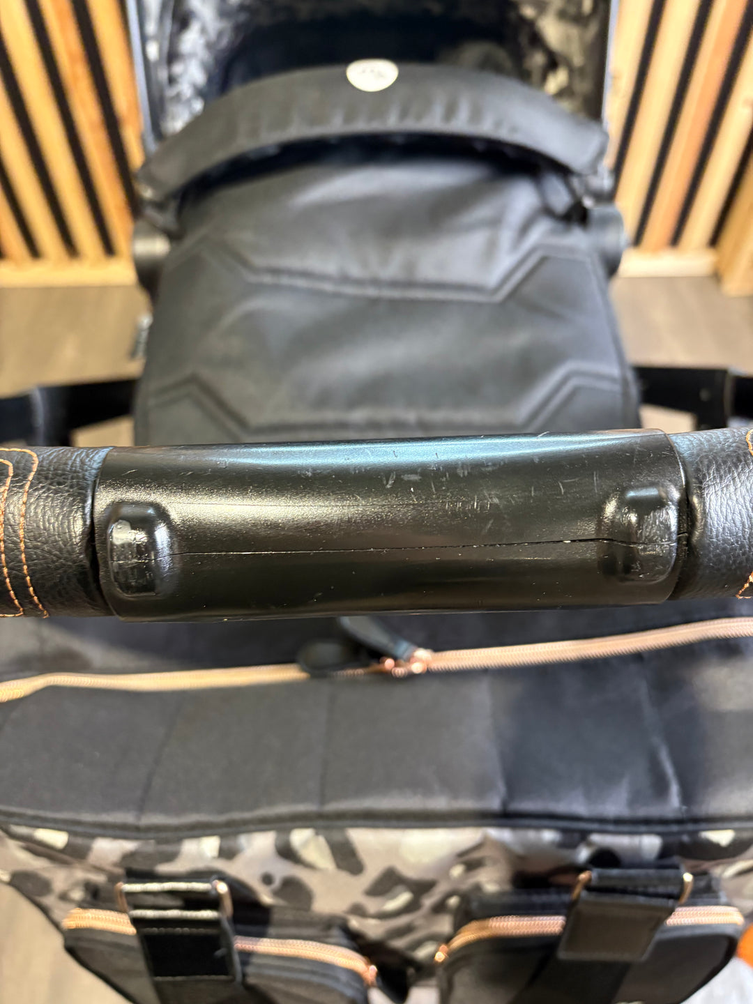 PRE LOVED My Babiie MB33 Twin Pushchair - Black Leopard