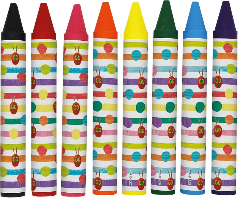 The Very Hungry Caterpillar Set of 8 Jumbo Crayons