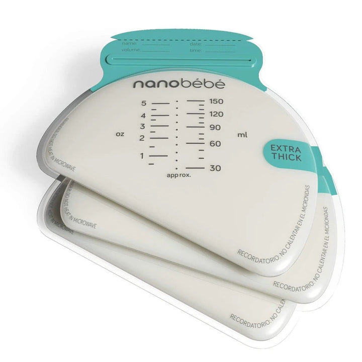 Nanobébé Pre-Sterilised Breastmilk Storage Bags 50pack