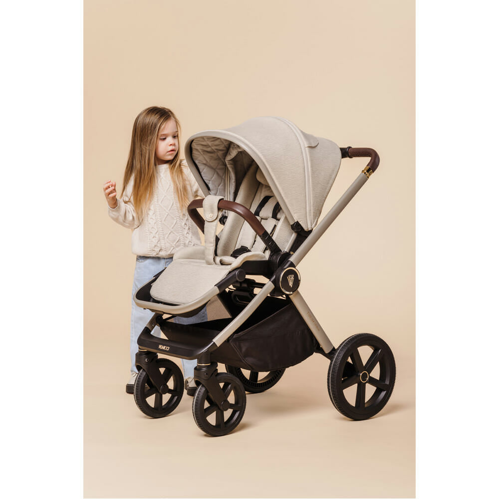 Venicci Tinum Upline Parent & World Facing Pushchair + Accessories - Stone Beige