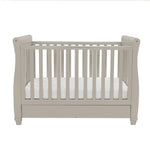 Babymore Eva Sleigh Cot Bed with Drawer – Cashmere