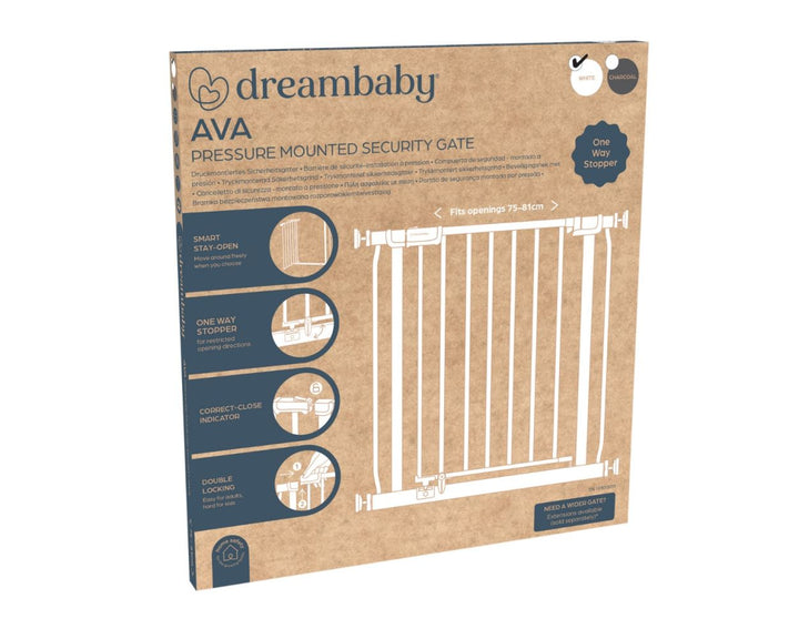 Dreambaby Ava Security Gate - White