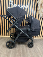 PRE LOVED Silver Cross Wave Double Pushchair - Onyx