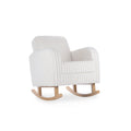 CuddleCo Etta Faux Fur Nursing Chair - Cream