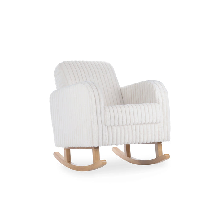 CuddleCo Etta Faux Fur Nursing Chair - Cream