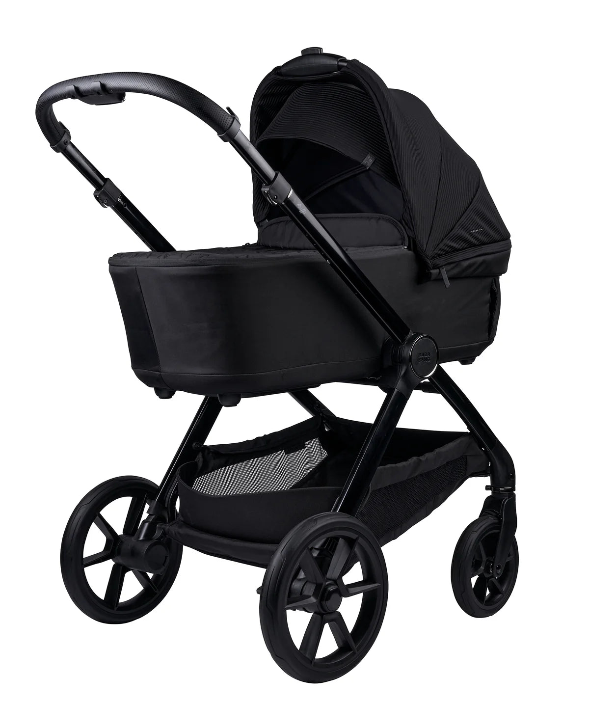 Bababing Raffi MKII 18 Piece Travel System, Home & Feeding Bundle - Satin Black