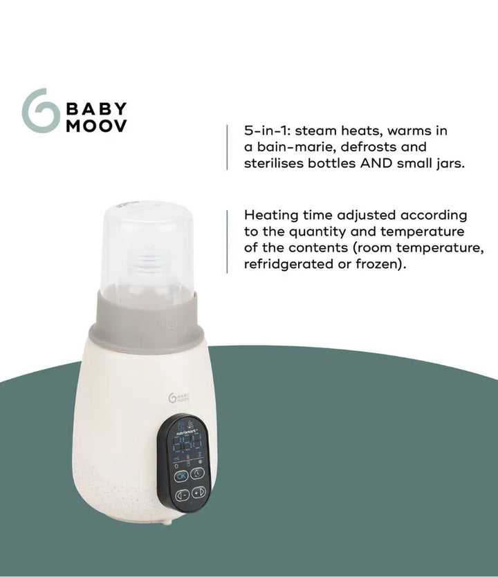 Babymoov NutriSmart+ 4in1 Bottle Warmer & Steriliser - Mineral Beige