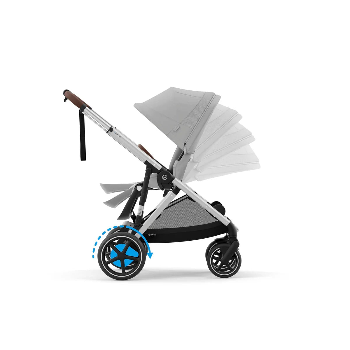 Cybex eGazelle S, 9 Piece Bundle - Stone Grey/Silver