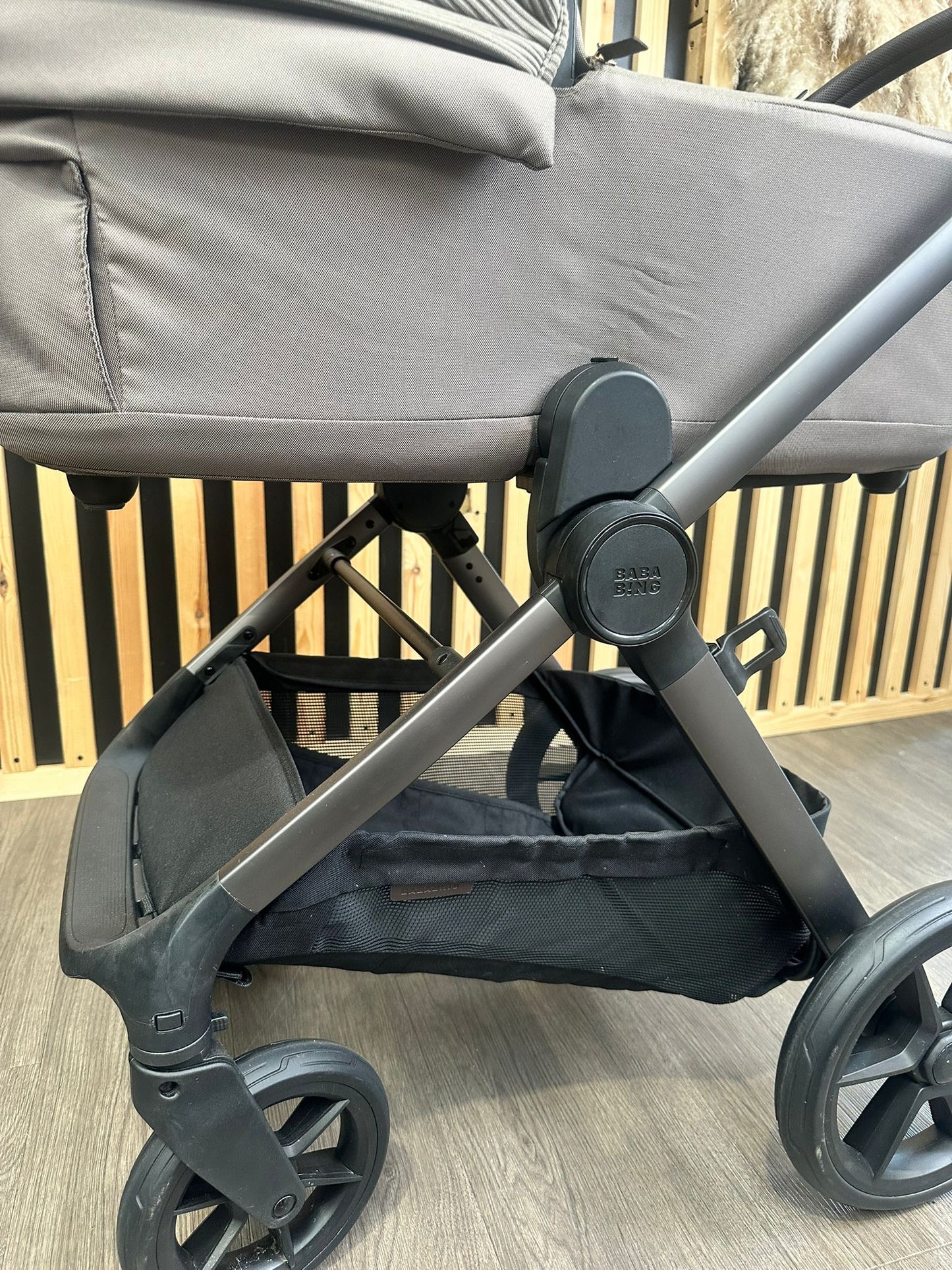 EX DISPLAY Bababing Raffi 4-in-1 Travel System - Minky
