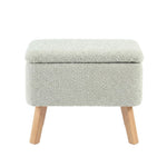 Bebe & Beyond Soother Nursing Chair + Stool – Boucle Collection Sage