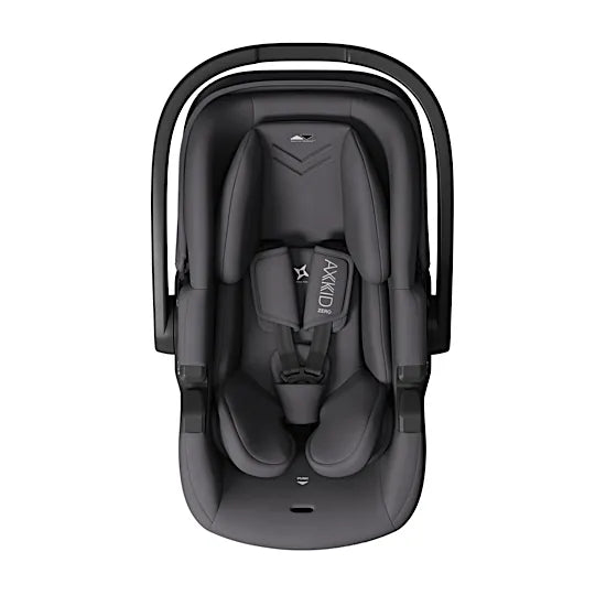Axkid Zero Pro Infant Car Seat + Rotating Isofix Base - Arctic Mist Grey