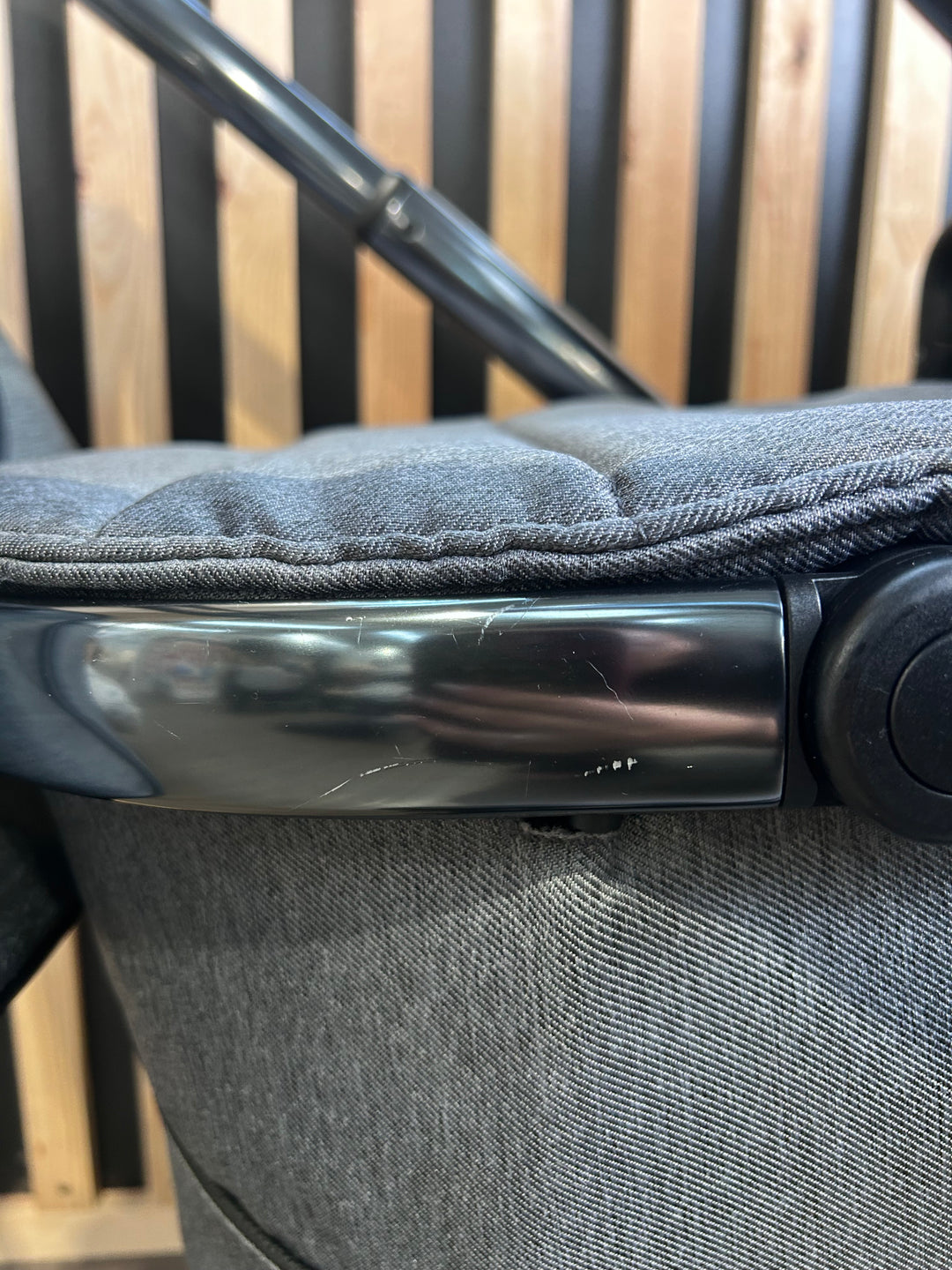 PRE LOVED iCandy Peach 6 Travel System - Dark Grey Twill