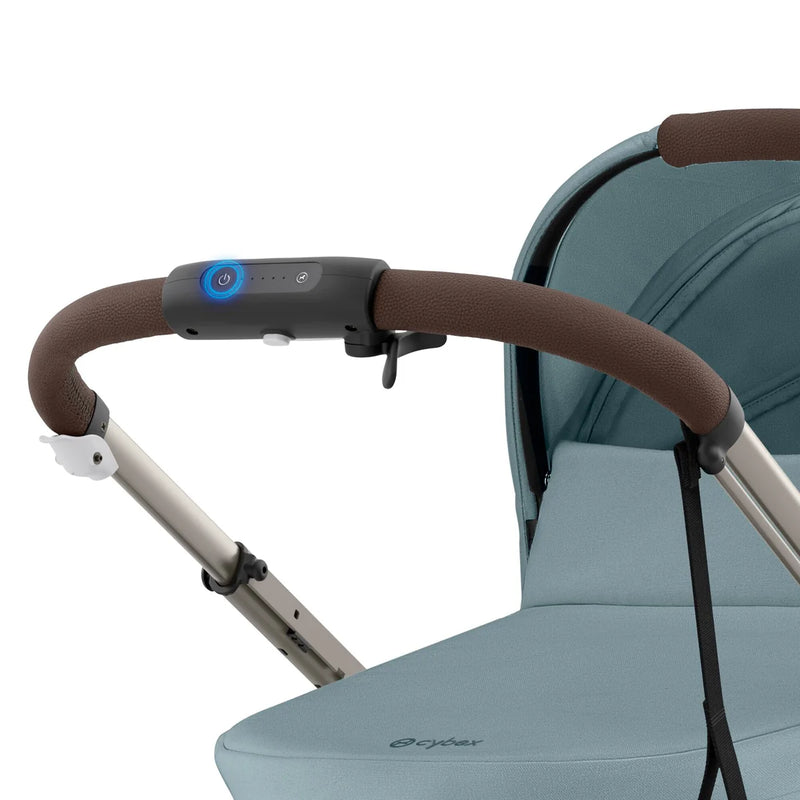 Cybex eGazelle S, 9 Piece Bundle - Stormy Blue/Taupe