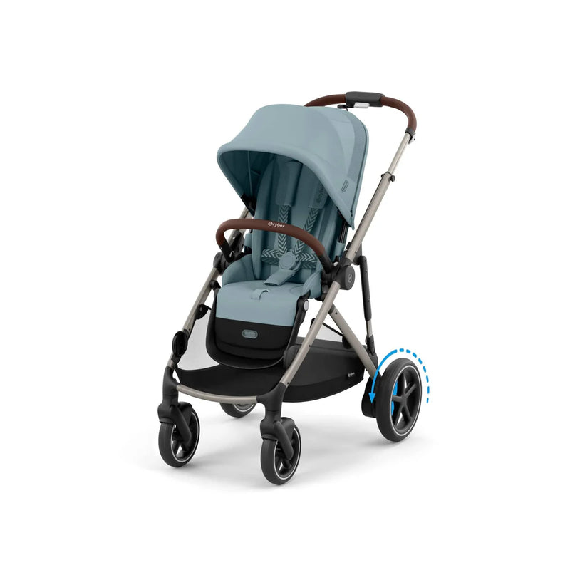 Cybex eGazelle S, 9 Piece Bundle - Stormy Blue/Taupe