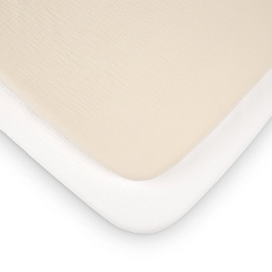 CuddleCo 2 Pack Universal Crib/Co-Sleeper Sheets - Cashmere Waffle