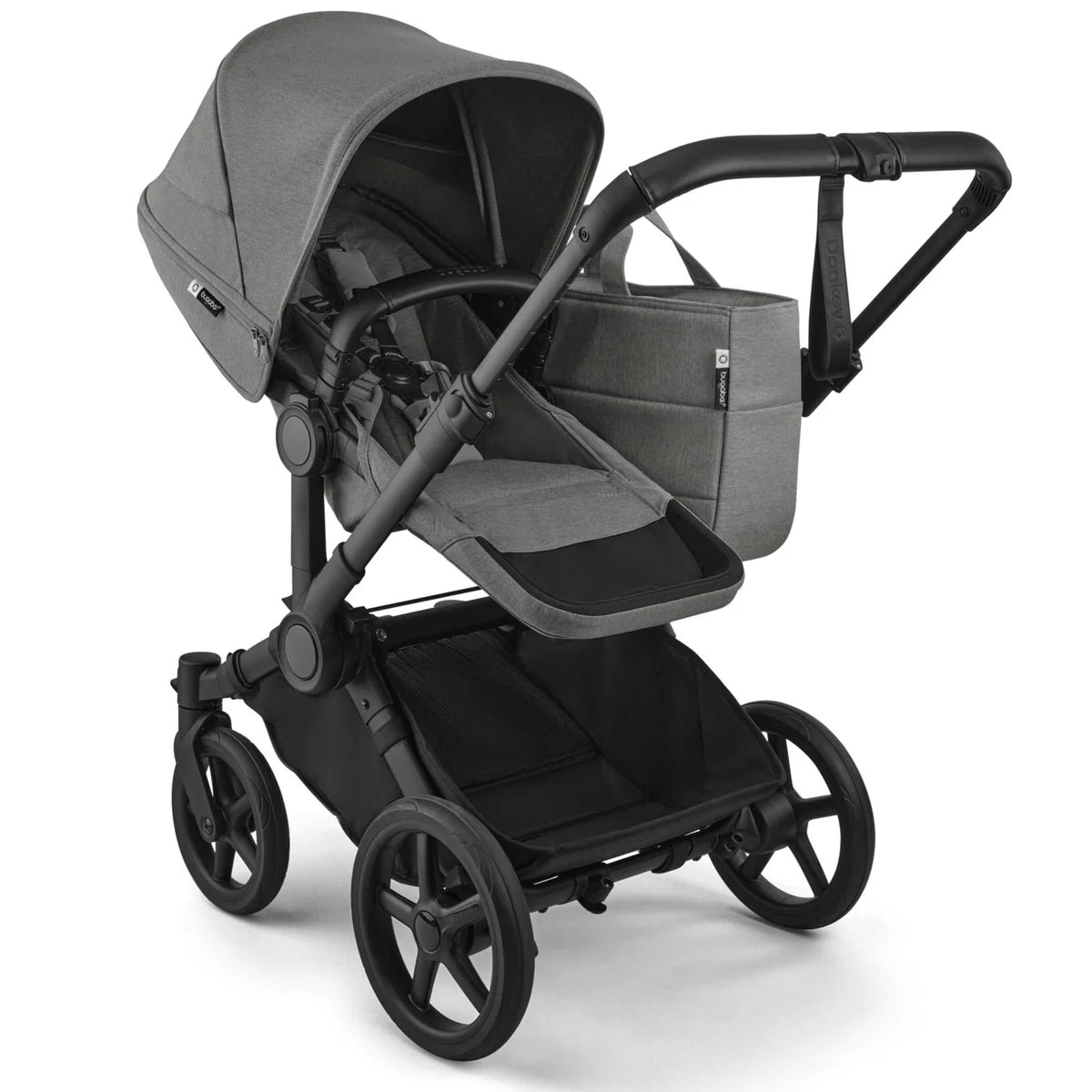 Bugaboo Donkey 6 Single Essentials Bundle - Moon Grey