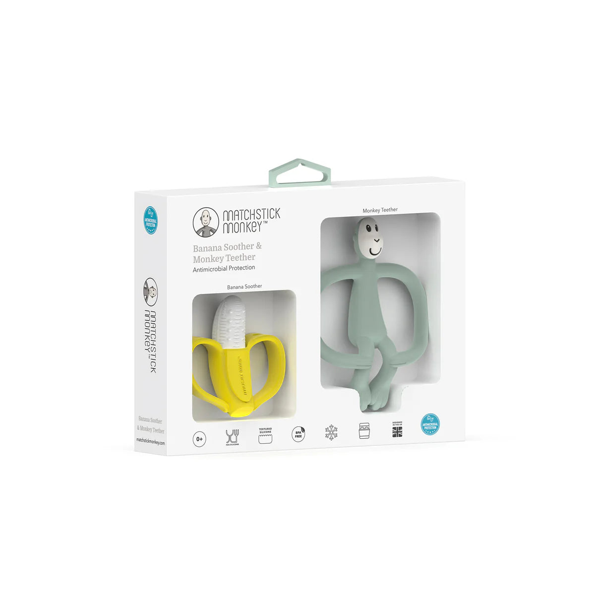 Matchstick Monkey & Banana Teether Gift Set