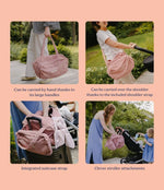 Doomoo Corduroy Soft Changing Bag - Pink
