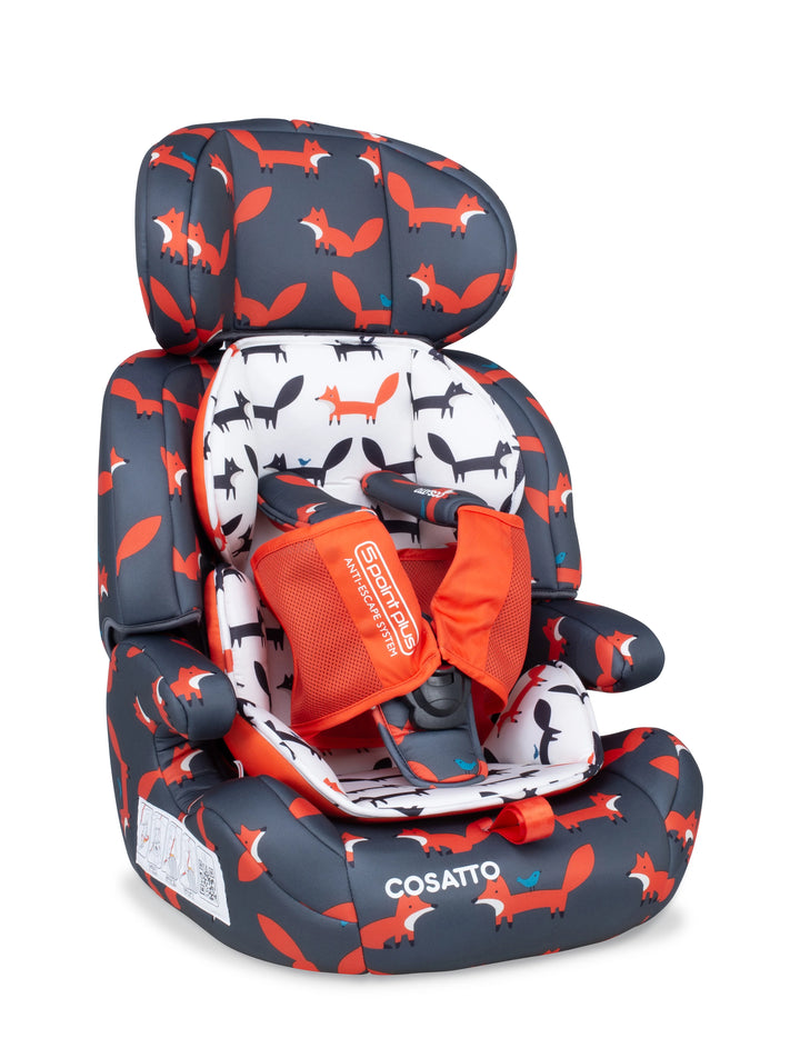 Cosatto Zoomi Group 123 Car Seat - Charcoal Mister Fox