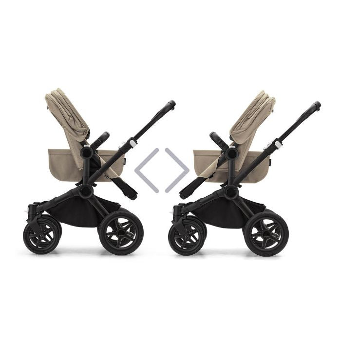 Bugaboo Donkey 5 Twin - Black/Desert Taupe