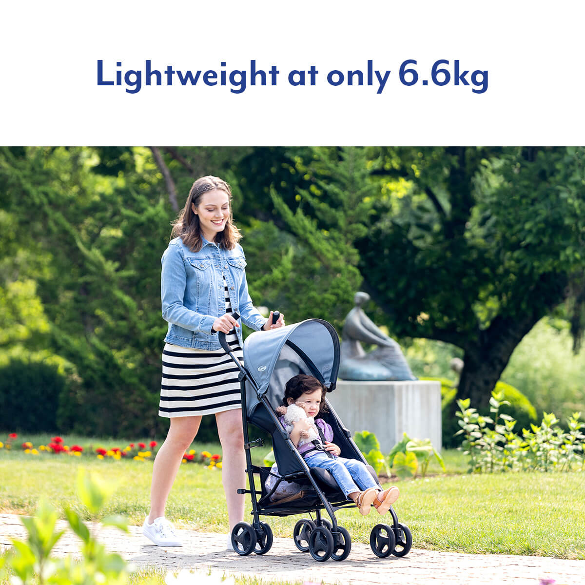 Graco EZLite™ Lightweight Travel Stroller - Dusty Rose