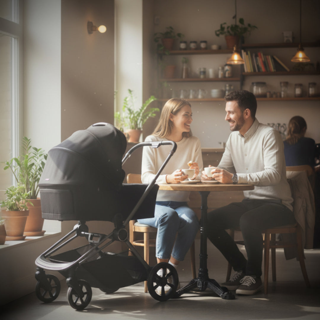 Redkite Push Me Cruise Complete Essentials Baby Bundle Inc Spin Base - Liquorice