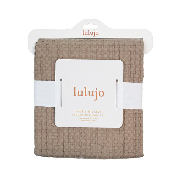 Lulujo Waffle Blanket - Sand